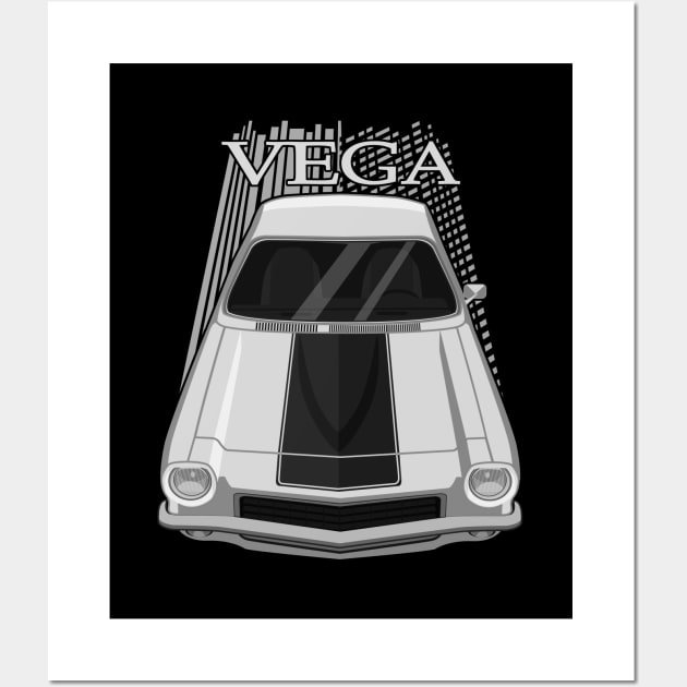 Chevrolet Vega GT 1971 - 1973 - silver Wall Art by V8social